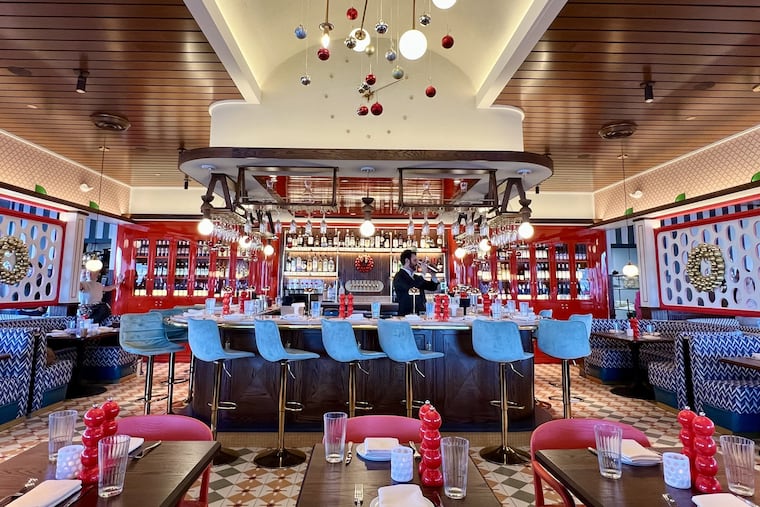 The bar at Testa Rossa, 919 Baltimore Pike, Glen Mills, as seen on Dec. 2, 2024.