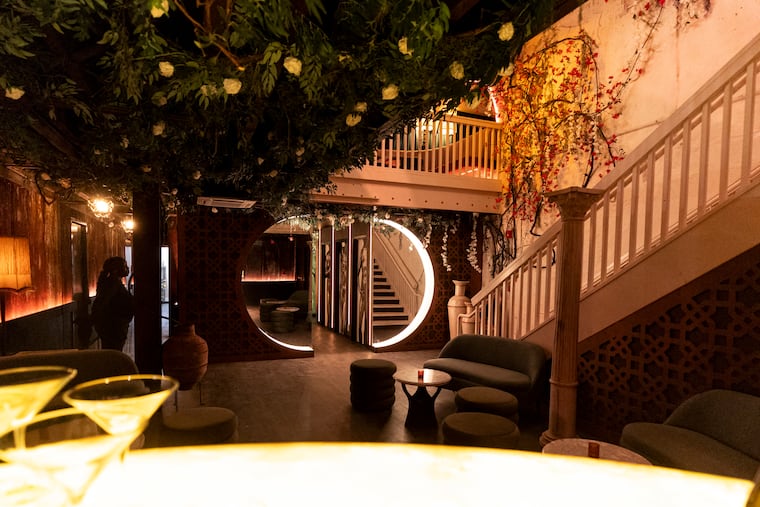 The downstairs lounge at Mona, 1308 Chestnut St.