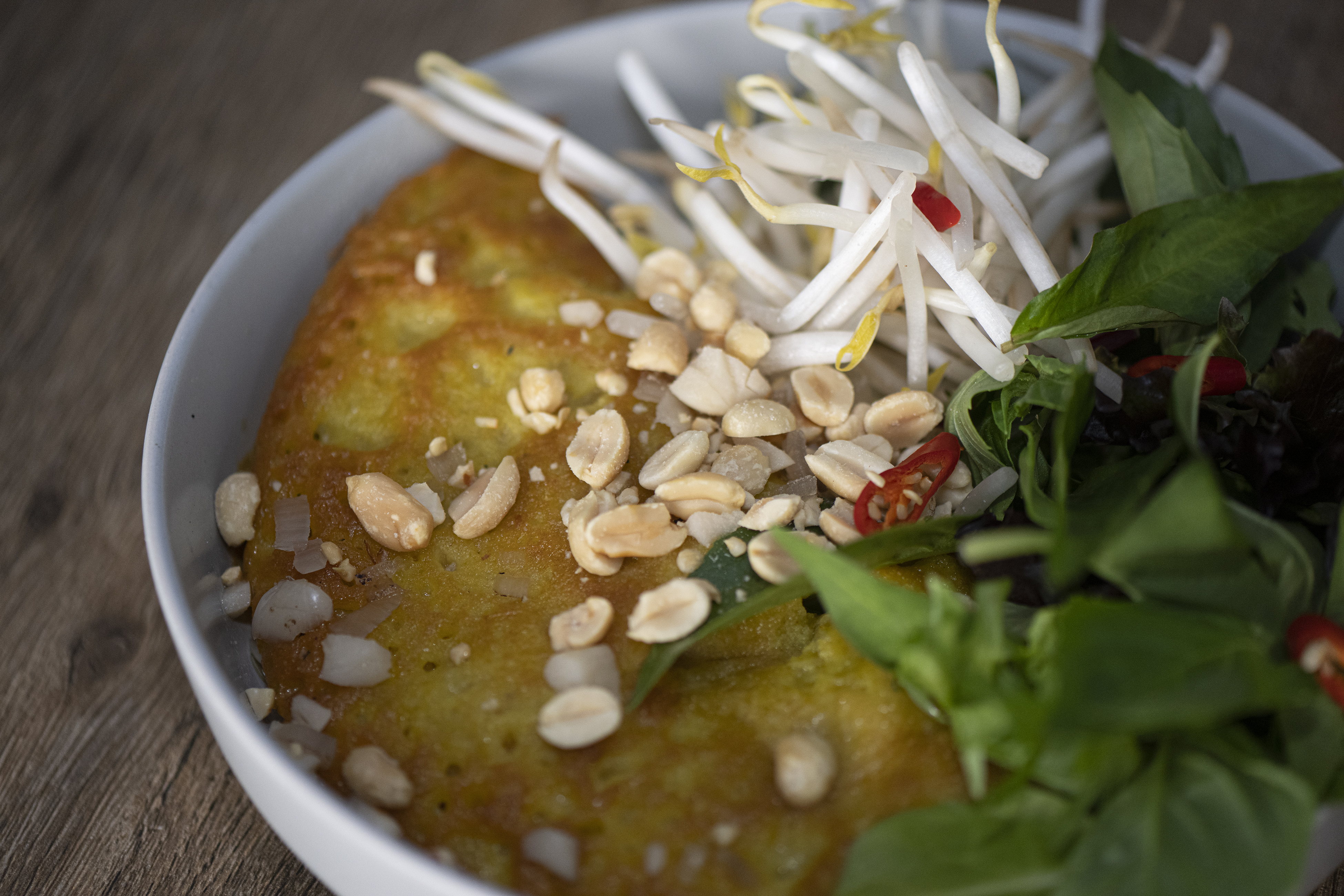 Banh chow salad is shown at Mawn restaurant in South Philadelphia, Pa. Wednesday, May 18, 2023.