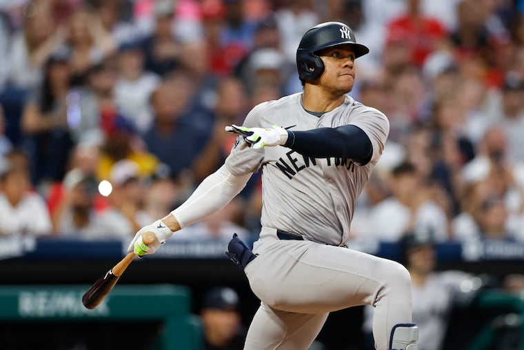 Juan Soto hit a career-high 41 home runs in his first season with the Yankees.