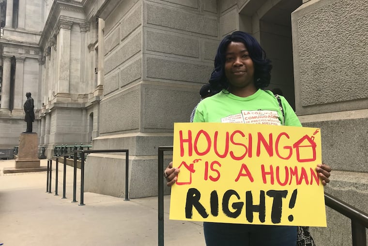 In 2018, Angelita Ellison testified before City Council members about the difficulty of finding affordable housing in Point Breeze. Things haven't improved much since then, write two local teenagers. JULIA TERRUSO / Staff