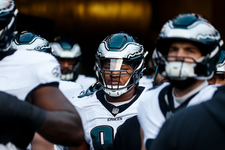 Led by defensive tackle Jalen Carter, the Eagles got pressure on Lamar Jackson on 25 of his 45 dropbacks, according to Pro Football Focus.