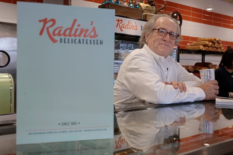 Russ Cowan at Radin’s Deli in Cherry Hill. He said this will be his last deli, after a long career.